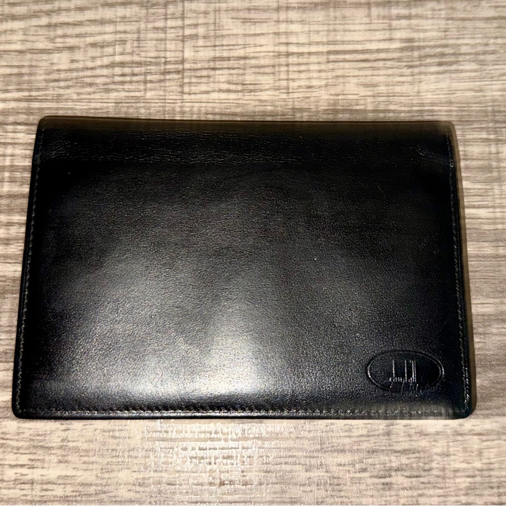 Black Leather Slim Card Holder - Picture 9 of 10